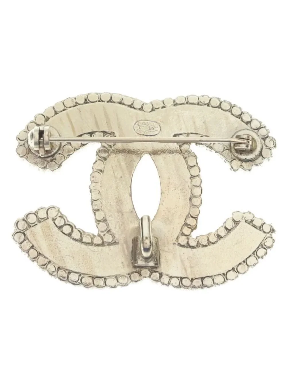 Chanel CC Logo Brooch Pin Badge Multicolor 03A